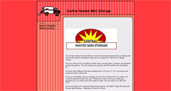 Desktop Screenshot of centralheatedministorage.com
